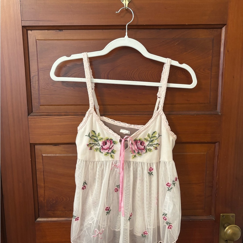 Kimchi Blue Lace Detail Top